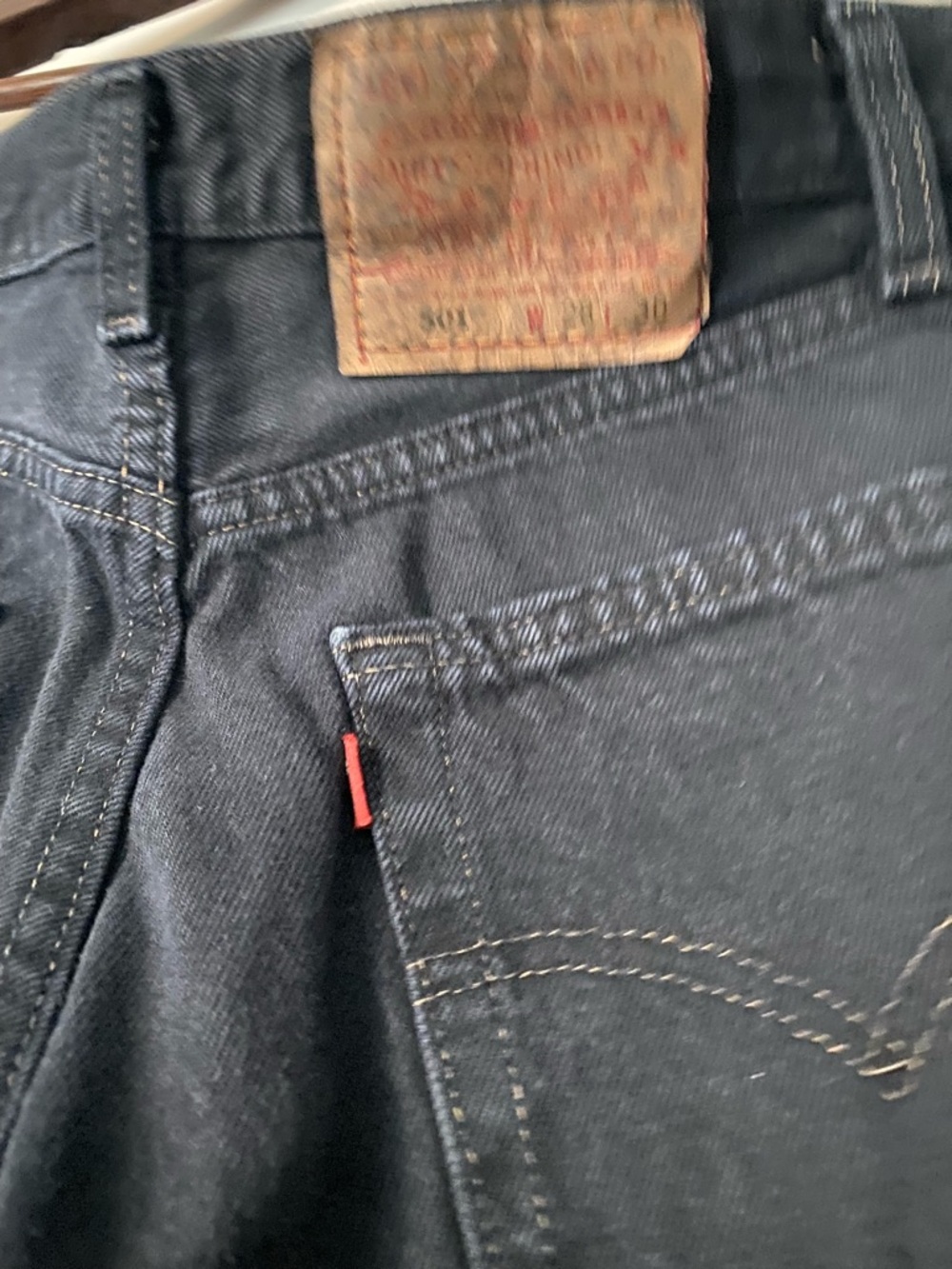 Levi's VintageWomen's Straight Dark Blue Jeans